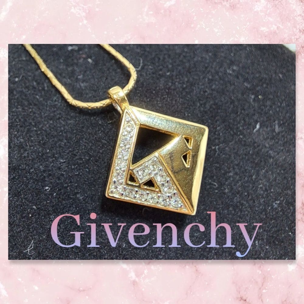 Authentic Givenchy Necklace And Charm